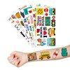 Welcome Back To School Temporary Tattoos Theme Birthday Party Decorations Supplies Favors Cute Bus Fake Tattoo Stickers 96 PCS Gifts for Kids Girls Boys Teachers Students Classroom Rewards Carnival