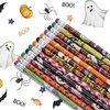 xutengy 72Pcs Halloween Pencils Stationery Party Favors Set， Halloween Themed Pencil Set Gifts Kit for Kids Halloween Party Supplies, Classroom Rewards, Trick or Treat Prizes