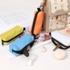 VZZNN 4PCS Lip Balm Holder Chapstick Holder Lipstick Holder Bag Zipper Lip Gloss Holder for Keychain with Hook Gift for Women (NEW