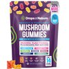 Ashwagandha Gummies and Lions Mane Mushroom Gummies Supplement - Organic - Reishi, Cordyceps, Turkey Tail, Maitake, Shitake, Chaga - Immune Defense, Boosts Cognitive Performance, Vegan, Low Carb
