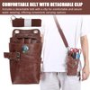 Hair Stylist Shears Holder Tools Waist Bag, Barber Scissor Pouch Holster, Belt Hairdressing Waist Holder Case Bag,Shears Hairdressing Tool Case Bag, for Clipper and Comb Clip