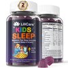 LILICARE Kids Sleep Gummies - Magnesium Glycinate Gummies, Melatonin Free Sleep Aid | Magnesium, Calcium, D3, B6, L Theanine | Kid Melatonin Alternative for Restful Sleep (Pack of 2)