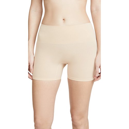 Yummie Women's Ultralight Seamless Shapewear Short, Frappe, Small/Medium