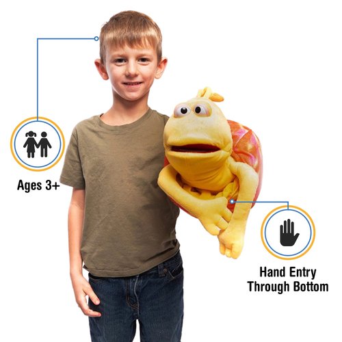 18" Silly Snail, Animal Hand Puppet, Ventriloquist Style