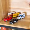 KIDAMI Die-cast Metal Toy Cars Set of 5, Openable Doors, Pull Back Car, Gift Pack for Kids (Official Car)