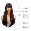 TS Curly Middle Part Wig Long Dark Brown Synthetic Hair for Men Cool Middle Part Exquisite Wig
