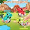 LUDILO Car Toys for 1 Year Old Boy Gifts: Push and Go Dinosaur Toys Cars for Toddlers 1-3 One Year Old Boy Toys Birthday Gifts for 1 2 3 Year Old Boys Toddler Toys Age 1-2 Baby Boy Toys 12-18 Months