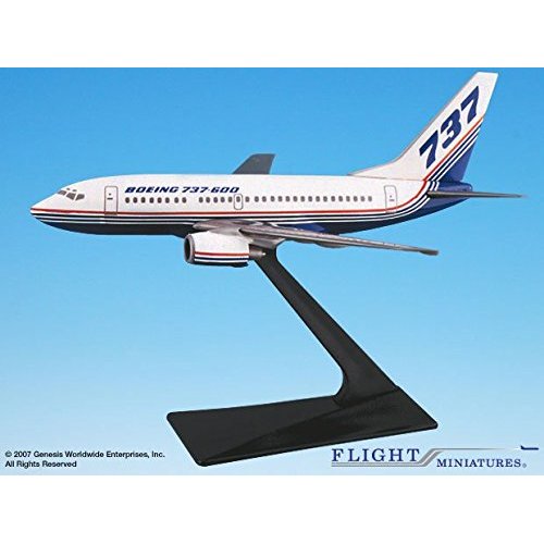 Boeing Demo (81-04) 737-600 Airplane Miniature Model Plastic Snap Fit 1:200 Part# ABO-73760H-001