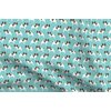 Spoonflower Fabric - Papillon, Dogs, Aqua, Toy Breed, Toy Spaniel, Blue, Puppy, Pet Printed on Denim Fabric Fat Quarter - Bottomweight Apparel Home Decor Upholstery
