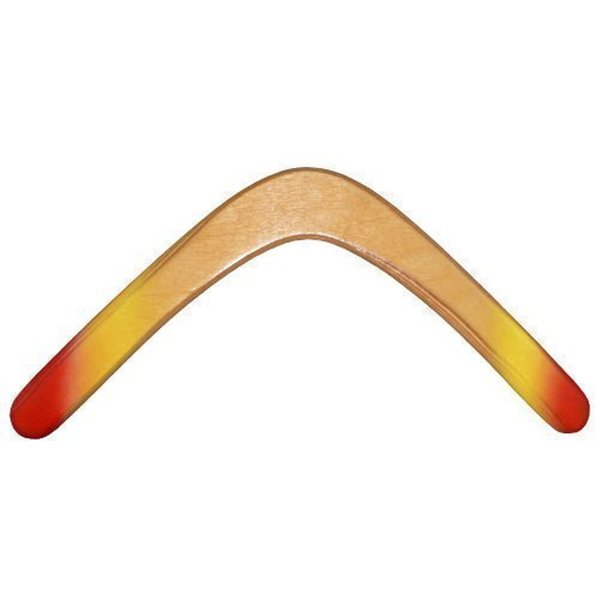 Glacier Wooden Boomerang - for Throwers 13-80! Great Returning Boomerangs