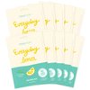 FACETORY K Beauty Face Mask Skin Care - Everyday LEMON Brightening Sheet Mask | Plant-Based with Lemon Extract (10 Pack)