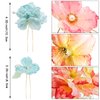6 PACK Flower Hair Pins, U-Shaped Rhinestone Floral Hair, Embellished With Pearls Beautiful Hair Pin Floral Hairpieces, Beautiful Accessories for Prom and Wedding