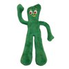 Multipet Gumby Plush Filled Dog Toy, Green, 9 inch (Pack of 1)