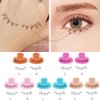 1Pair Arrivals Eyelash Stamps Tool, Lower Lash Stamp Tool, Extensions Natural Looking Bottom Lashes, DIY Lower Lashes False Eyelashes for Make up Beginner
