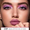 evpct 1Pcs Light Plum Rose Matte Lip Liner and Lipstick Combo Set Kit for Women, DNM Magic Neutral Lipstick 24 Hours Original Lipstick and Lips Liner Pencil Stain Makeup Long Lasting Waterproof, 24#