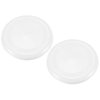 PATIKIL Flying Disc 9 Inch 65 Gram, 2 Pack Ultimate Competition Discs Sport Training Disk for Backyard Lawn Beach Outdoor Park, White