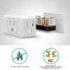 Multi Plug Outlet Extender, VINTAR 3 Outlet Adapter, Multiple Outlet Splitter, Grounded Wall Tap Adapter, Power Plug Expander for Travel Home Office Dorm, 3-Pack