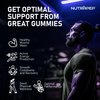 NutraPep Creatine Monohydrate Gummies 5g for Men Women - with L-Taurine Betaine Anhydrous Alpha-GPC BCAA 2:1:1 - Sugar-Free Gluten Free Chewable Creatine Supplement Bites