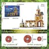 STMIGAIBLOCKS Hog Magic Castle with Harry Characteristics Building Blocks(Compatible with Normal Block Size),Fantasty Harry Toy for Adults,Recreate The Magic World Scenes of The Movie