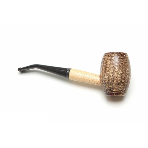 Missouri Meerschaum - Country Gentleman Corn Cob Tobacco Pipe - Bent Bit