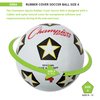 Champion Sports Rubber Cover Soccer Ball - Size 5