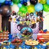 60 PCS Monster Trucks Birthday Decoration Monster Trucks Party Supplies Monster Trucks Party Plates and Napkins Monster Trucks Tablecloth Monster Trucks Birthday Banner