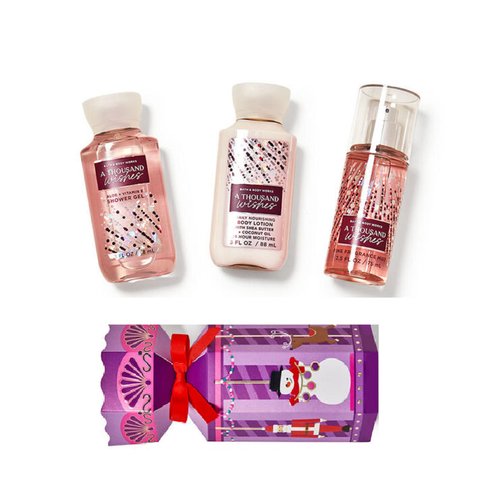 Bath & Body Works A Thousand Wishes Mini Gift Box Set, Lotion, Gel & Mist, 3 Fl Oz