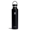 Hydro Flask 24 oz Standard Mouth Water Bottle with Flex Cap or Flex Straw (Packaging may vary)