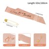 8th Birthday Sash and Tiara Set Rose Gold Birthday Sash Crown Birthday Party Favors Supplies for Birthday Party