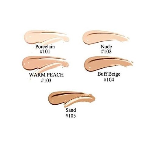 PHOERA Foundation,Flawless Soft Matte Liquid Foundation 24 HR Oil Control Concealer Foundation Makeup,Full Coverage Foundation for Women and Girls (104 Buff Beige)