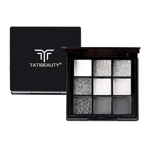 Kyannkara Smoky Eyeshadow Palette High Pigmented Makeup Palette Matte And Shimmer Glitter Eyeshadow Waterproof Long Lasting 9colors