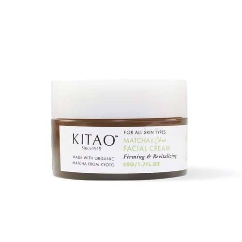 KITAO Matcha Facial Cream Moisturizer from Japan, Organic Day &amp; Night Cream Anti Aging Skincare f...
