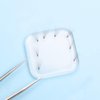 6Pcs Silicone Easy Fan Volume Lash Pads Blooming Lash Pallet Patches Square Eyelash Fan Holder Eyelash Extension Supplies for Easy Fan Volume Lashes Makeup Tools, Clear