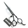 6.0 Inches Hair Cutting Scissors Set with Combs Lether Scissors Case,Hair cutting shears Hair Thinning shears For Personal and Professional (Matt black)