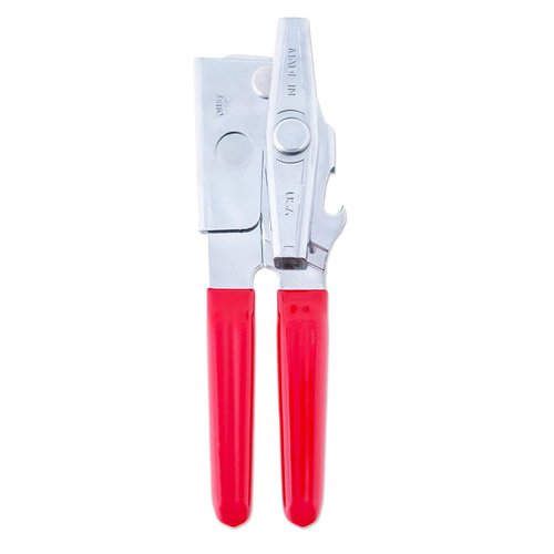 EZ-DUZ-IT Deluxe Can Opener with Red Grips