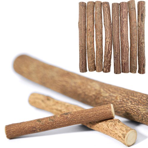 aiminto Neem Stick for Dog Chew, 100% Organic, Natural Toothpaste, Teething, Dental Care, (Petite Dog <11LBs, 8 Pack)