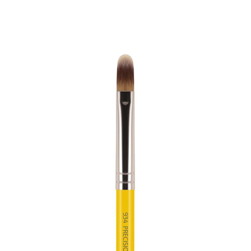 Bdellium Tools Professional Makeup Brush - Studio Series 934 Precision Concealer - With Soft Synthetic Fibers, For Touch Up (Yellow, 1pc)