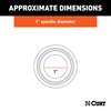 CURT 23210 Replacement Trailer Wheel Bearing Kit, 1-Inch Inside Diameter