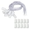 10Pcs RC-33 NC Recessed Wired Security Window Door Contact Sensor Alarm Magnetic Reed Switch White