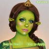 Go Ho Cream-Blendable Ogre Green Face Paint Stick (1.06 oz),Full-coverage Ogre Green Body Paint Stick for Adults Children Halloween Cosplay SFX Makeup,Waterproof