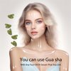 BLHLA Gua Sha Facial Tools for Skin Care Massage Tools for Self Care Jade Body GuaSha Stone Spa Kit Face Sculpting Tool for Beauty Puffiness Reduction Muscle Tension Relief Jawline Sculptor Green