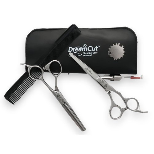 DreamCut 6" Professional Hair Scissors and Thinning Shears 440C Japanese Stainless Steel Kit