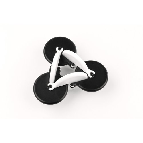 PLAYABLE ART OSM - Forever Turning Kinetic Sculpture - Retail Gift Box Packaging (Black & White)