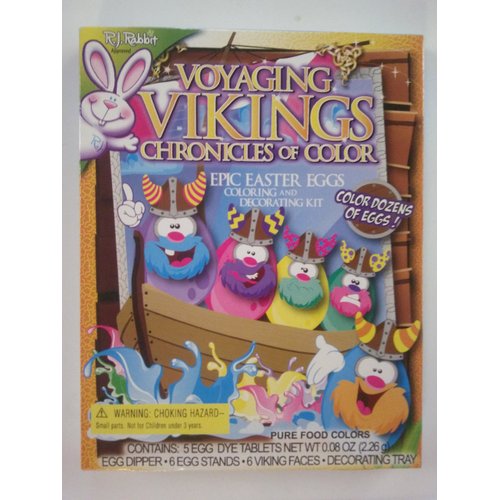 Voyaging Vikings Chronicles of Color Epic Easter Eggs Coloring and Decorating Kit