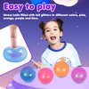 3pcs Sugar Ball,2.5" Slow Rise Squishy Stress Relief Balls Stretch Clear Glitter Malt Syrup Filled Moldable Relaxing Sensory Fidget Stress Toy for Adults and Kids,Hand Exercise Balls Gift for Friends
