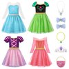 ReliBeauty Princess Dress up for Girls 3-8,4567