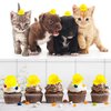 PPXMEEUDC 30 PCS Mini Construction Hats - Plastic Toys for Party Favors, Dress-Up Play and Supplies