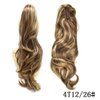 Lyrical Hair 22“ Claw Drawstring Ponytail Synthetic Hairpieces Pony Tail Extension 175g Claw Jaw Clip (4T12/26)