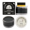 SALTY FISH Shoe Polish with Shoe Shine Sponge Applicator (Black)
