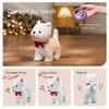 TUMAMA Walking Plush Puppy Toy Dog, Remote Control and Voice Control Interactive Dog Toy with Barking, Tongue Licking, Tail Wagging, Birthday for 3 4 5 6 7 Years Old Boys Girls Kids